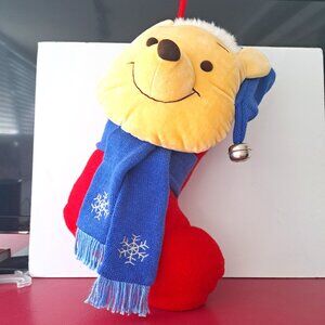 Winnie the Pooh hanging stocking display